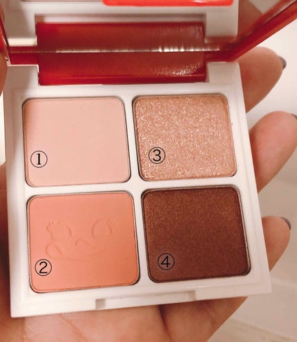 スイートペコエディション アイシャドウパレット/HOLIKA HOLIKA/アイシャドウパレットを使ったクチコミ(2枚目)