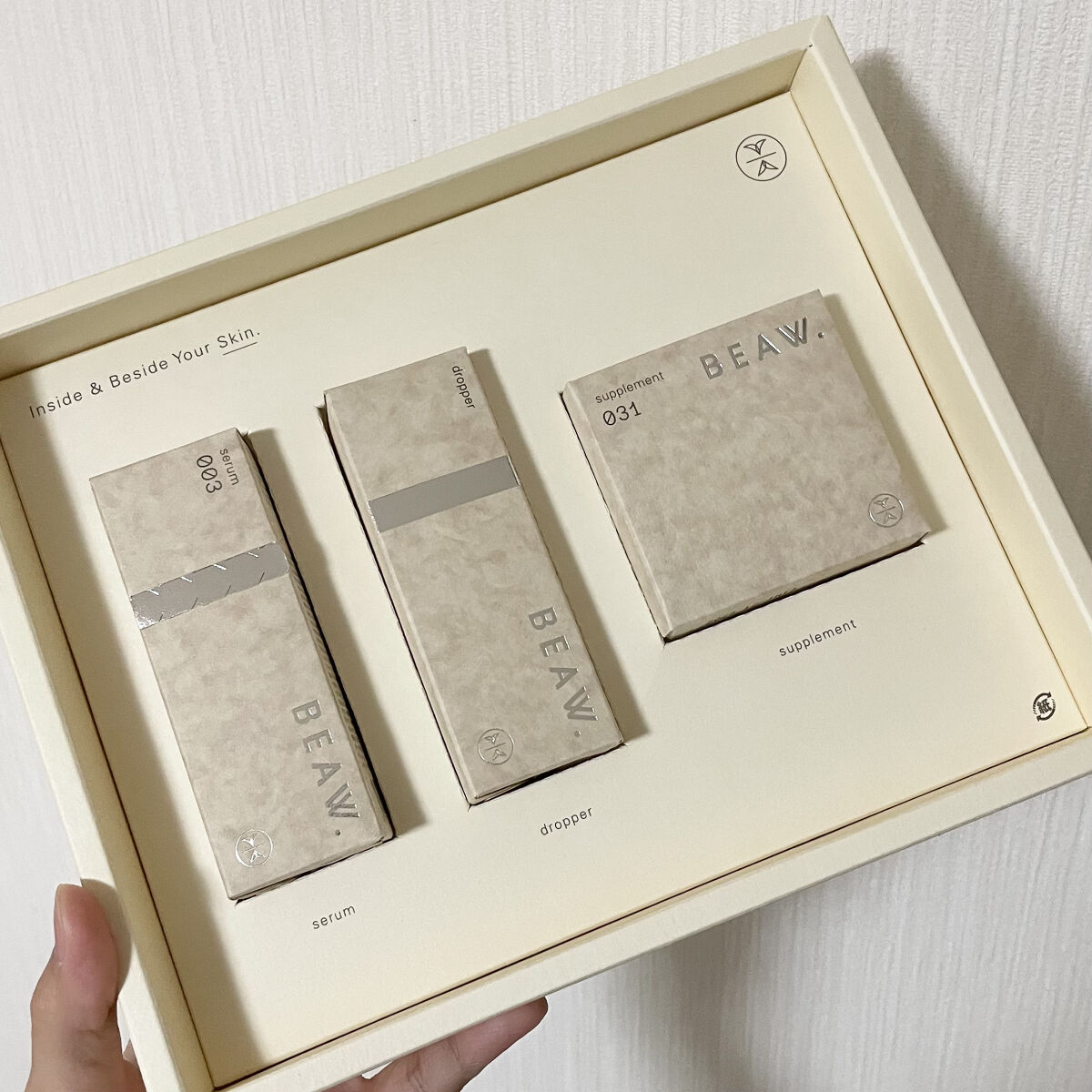 スターターBOX/BEAW./スキンケアキットを使ったクチコミ（2枚目）