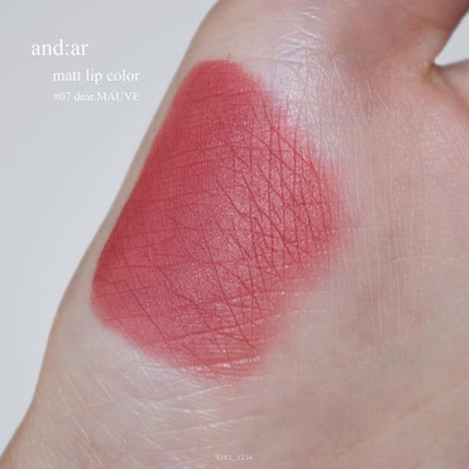 マルチカラーパレット/and:ar/マルチパレットを使ったクチコミ(6枚目)