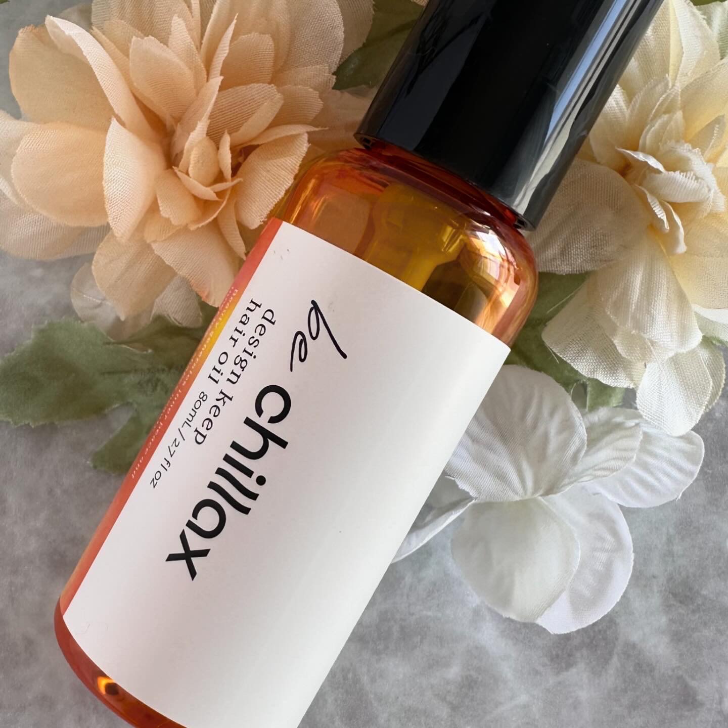 design keep hair oil/be chillax/ヘアオイルを使ったクチコミ（2枚目）