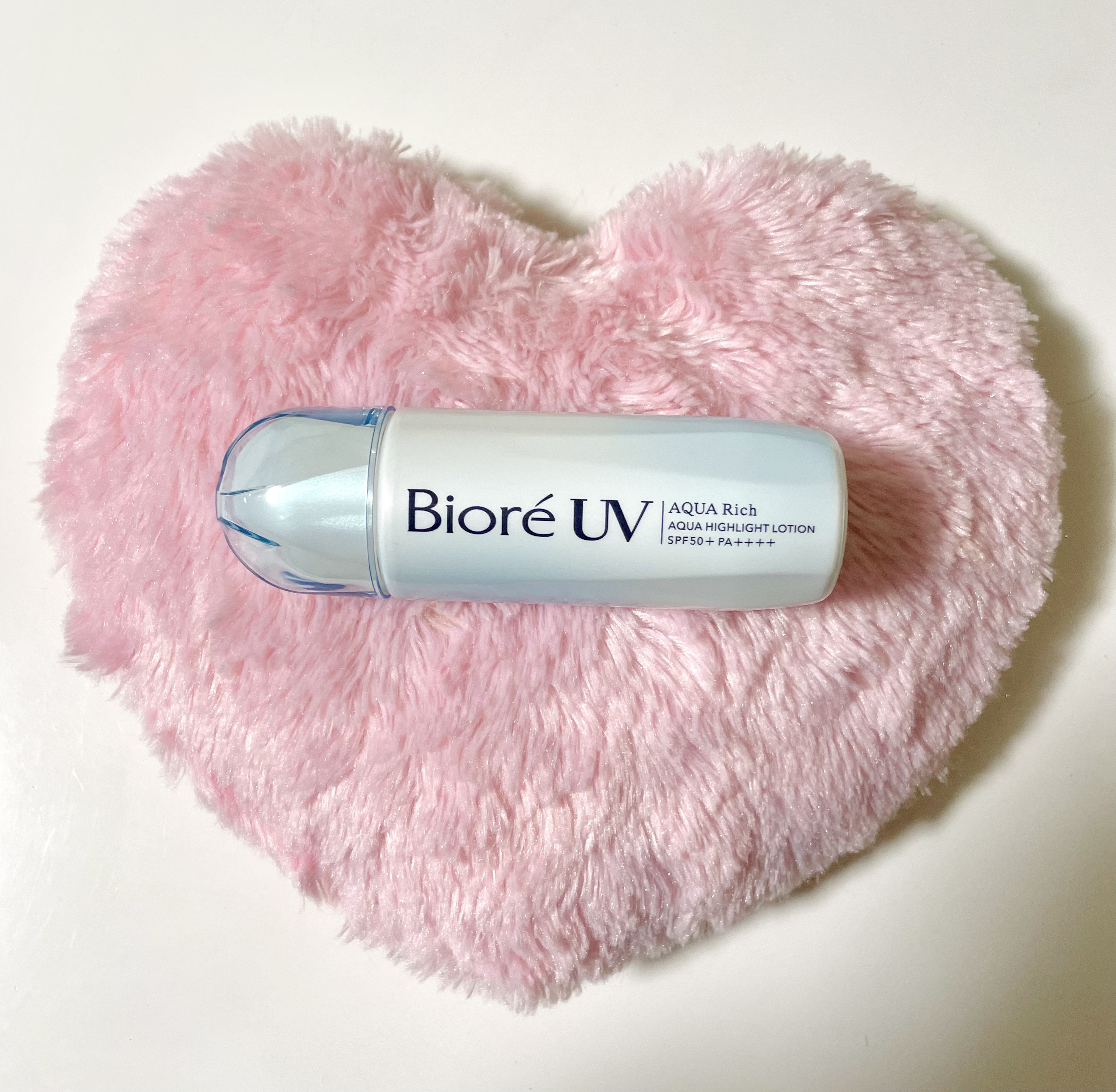 ビオレUV　アクアリッチ　アクアハイライトローション（水層ハイライトUV）/ビオレ/日焼け止めローションを使ったクチコミ（3枚目）