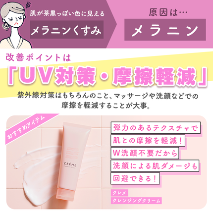 クレメ クレンジングクリーム N/ナリスアップ/クレンジングクリームを使ったクチコミ(4枚目)