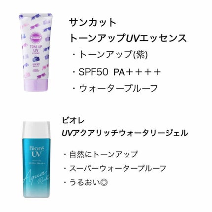 ビオレUV アクアリッチウォータリージェル /ビオレ/日焼け止め・UVケアを使ったクチコミ(2枚目)