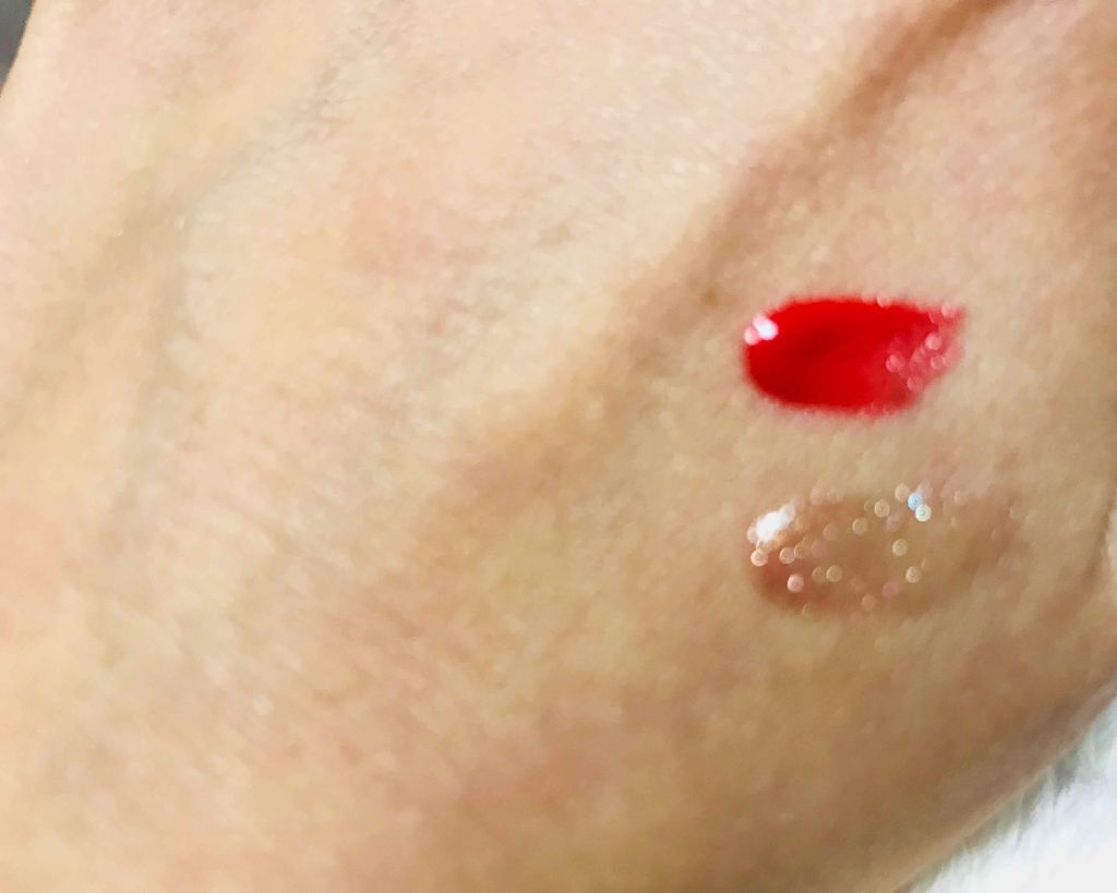 ディアダーリン ウォータージェルティント （アイスティント）/ETUDE/口紅を使ったクチコミ（3枚目）