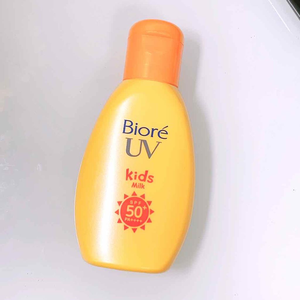 ビオレUV のびのびキッズミルク SPF50+/ビオレ/日焼け止めミルクを使ったクチコミ(3枚目)