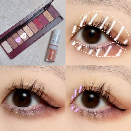 ミラーホリック リキッドアイズ/ETUDE/リキッドアイシャドウを使ったクチコミ(2枚目)