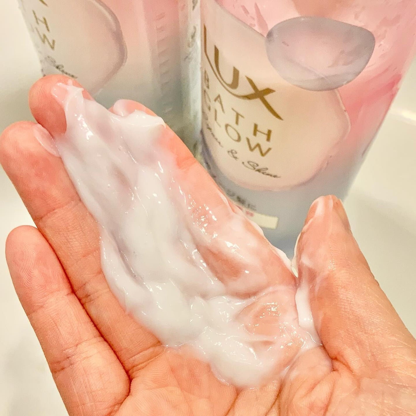 バスグロウ リペア&シャイン シャンプー / トリートメント/LUX/市販シャンプーを使ったクチコミ(5枚目)