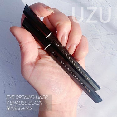 EYE OPENING LINER/UZU BY FLOWFUSHI/リキッドアイライナーを使ったクチコミ（1枚目）