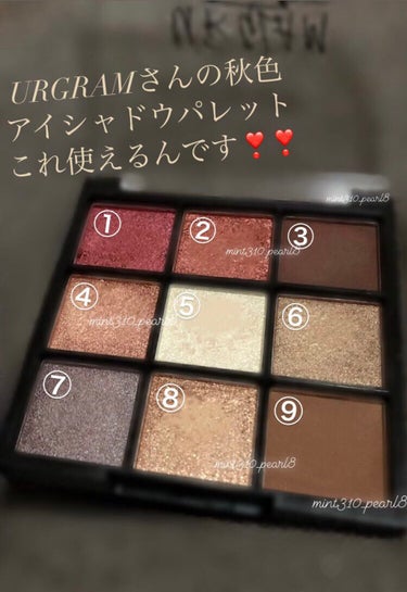 UR GLAM　BLOOMING EYE COLOR PALETTE 02/U R GLAM/アイシャドウパレットを使ったクチコミ（1枚目）