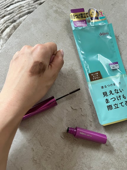 「塗るつけまつげ」自まつげ際立てタイプ/デジャヴュ/マスカラを使ったクチコミ(2枚目)