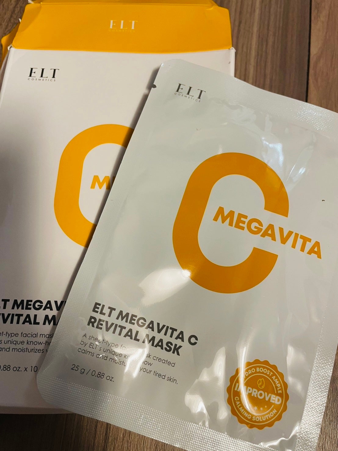メガビタCリバイタルマスク/ELT COSMETICS/シートマスク・パックを使ったクチコミ(1枚目)
