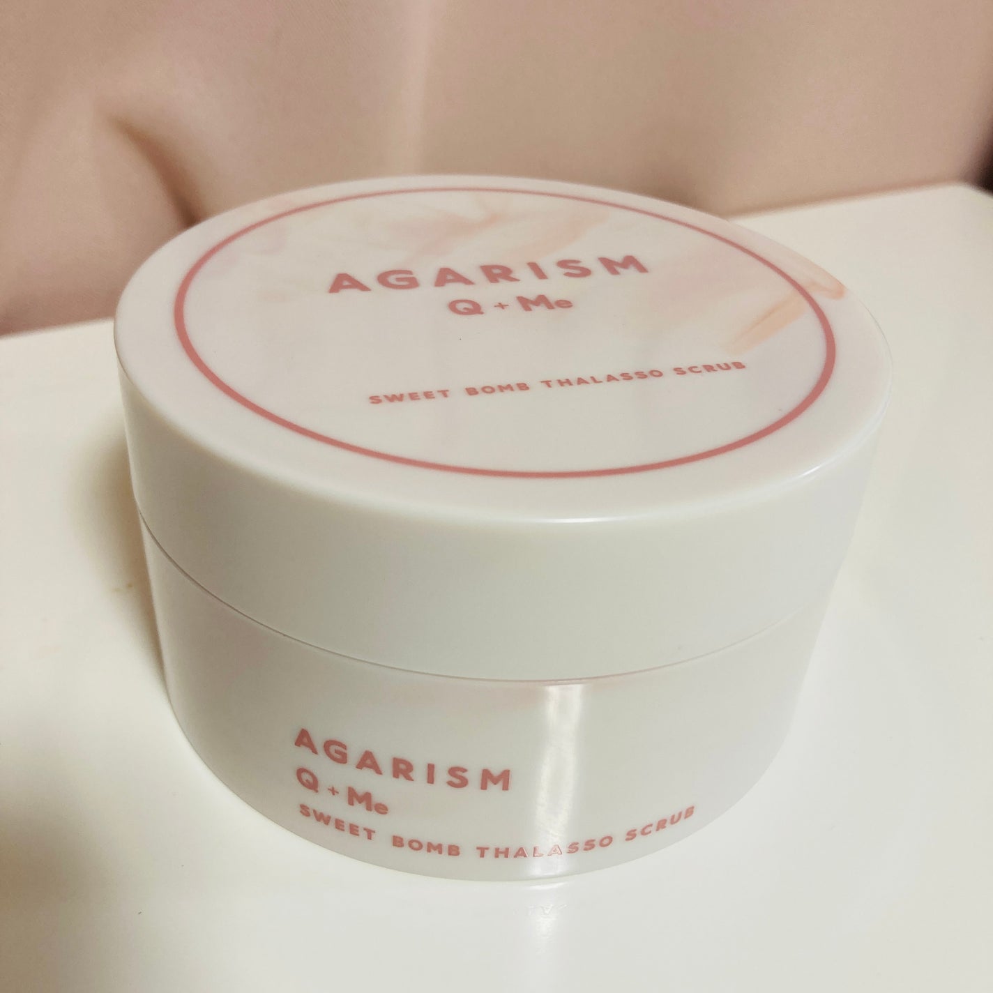 キューミースウィートボムタラソスクラブ ピオニーブーケの香り/AGARISM/ボディスクラブを使ったクチコミ(1枚目)