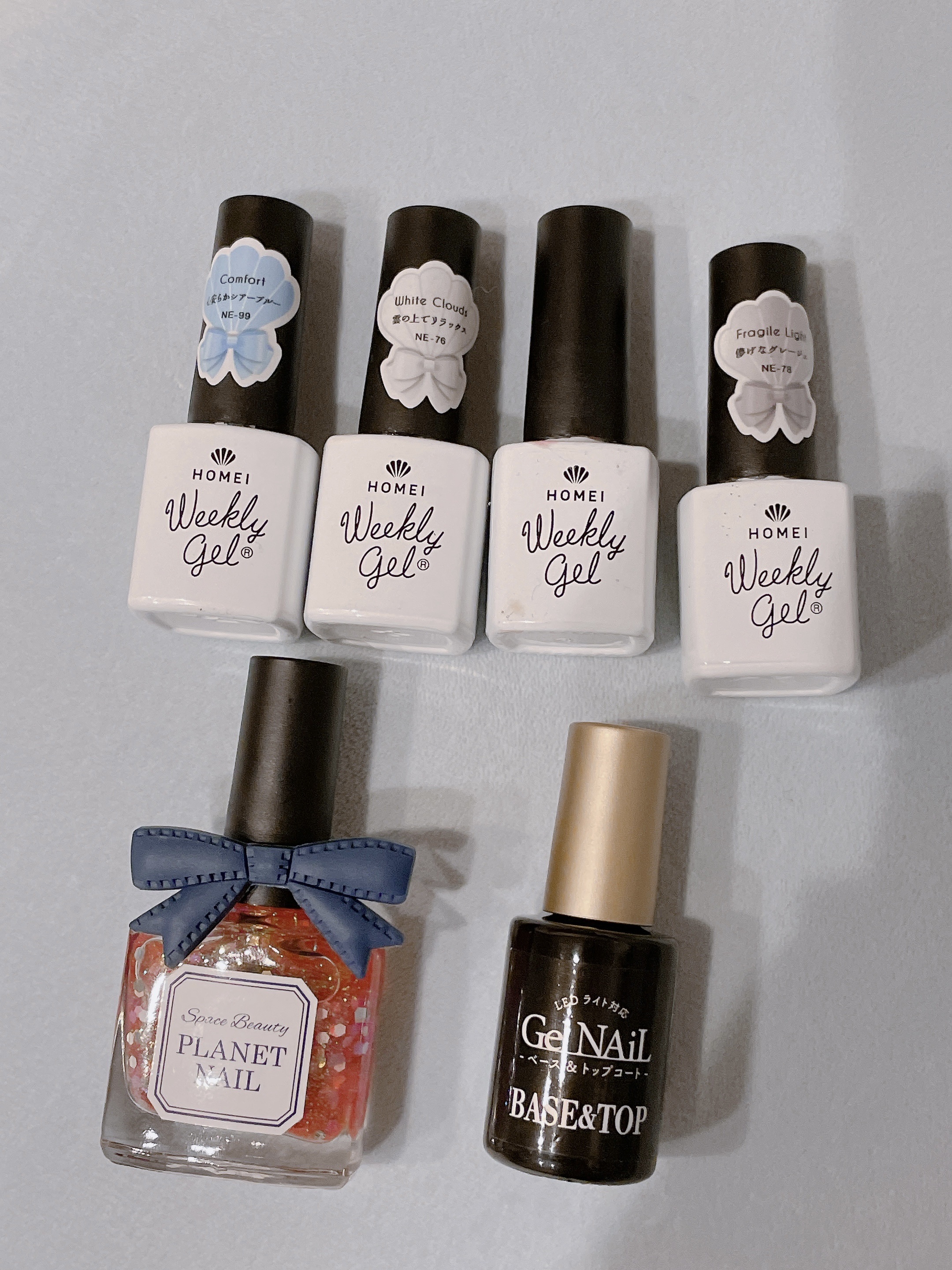 ウィークリージェル NE-78 Fragile Light/HOMEI/ジェルネイルを使ったクチコミ（2枚目）