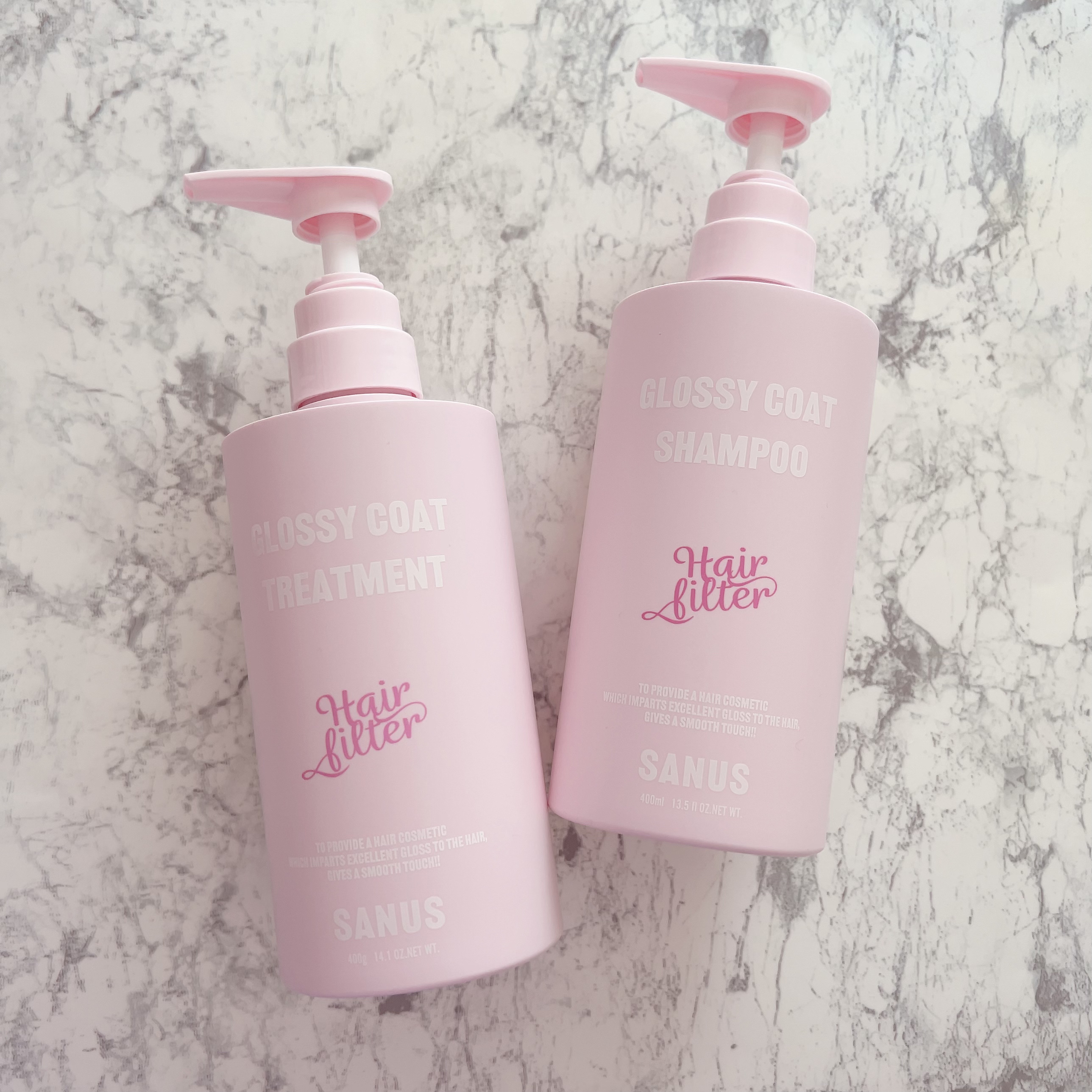 GLOSSY COAT SHAMPOO / TREATMENT/SANUS HAIR FILTER/市販シャンプーを使ったクチコミ（2枚目）