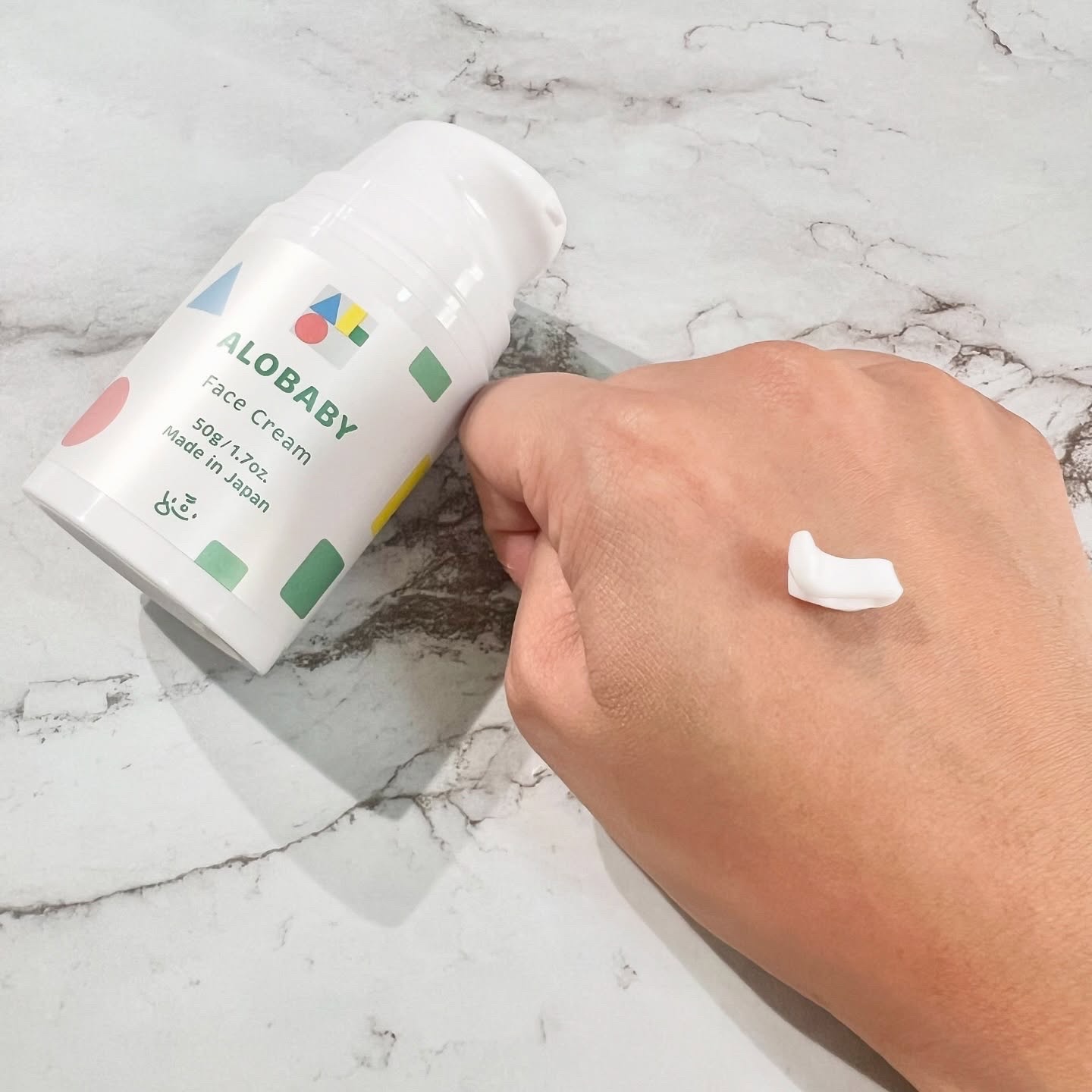 アロベビー フェイスクリーム/ALOBABY/その他スキンケアを使ったクチコミ（2枚目）
