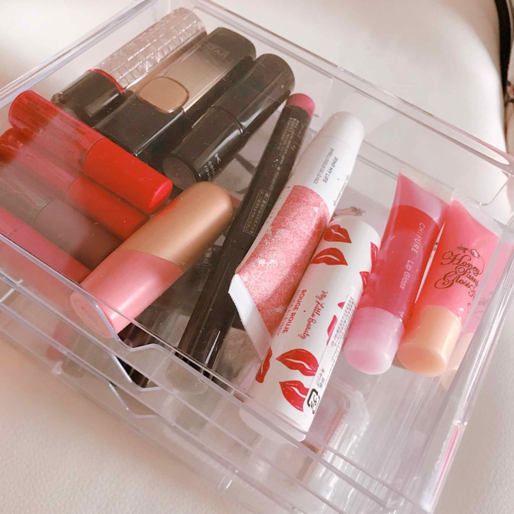 3段式クリアーケース/DAISO/その他化粧小物を使ったクチコミ(1枚目)