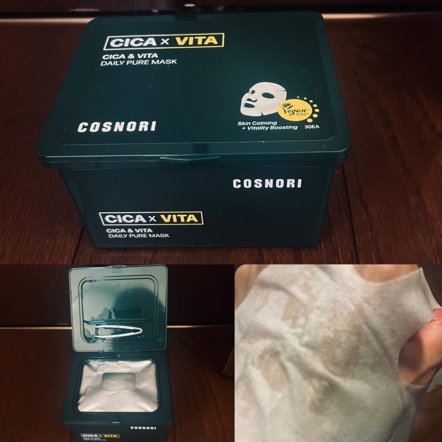 CICA&VITAデイリーマスクパック/COSNORI/シートマスク・パックを使ったクチコミ(1枚目)