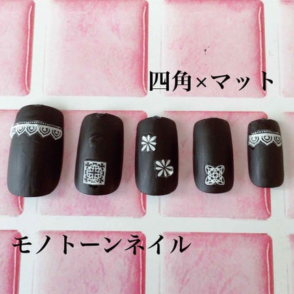 #不器用でもできるセルフネイル,#不器用でもできるセルフネイル,#セルフネイル,#簡単ネイル,#モノトーンネイルのネイルデザイン