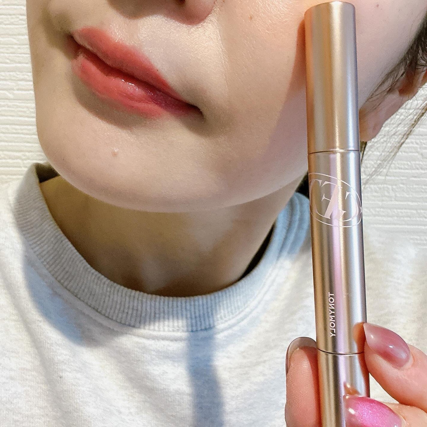 ゲットイットティントグレーズバーム/TONYMOLY/リップティントを使ったクチコミ(4枚目)