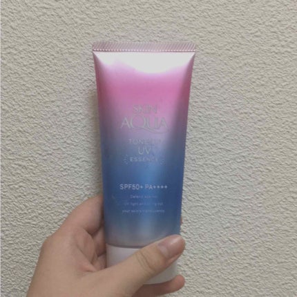 スキンアクア トーンアップUVエッセンス/スキンアクア/日焼け止めクリームを使ったクチコミ(1枚目)