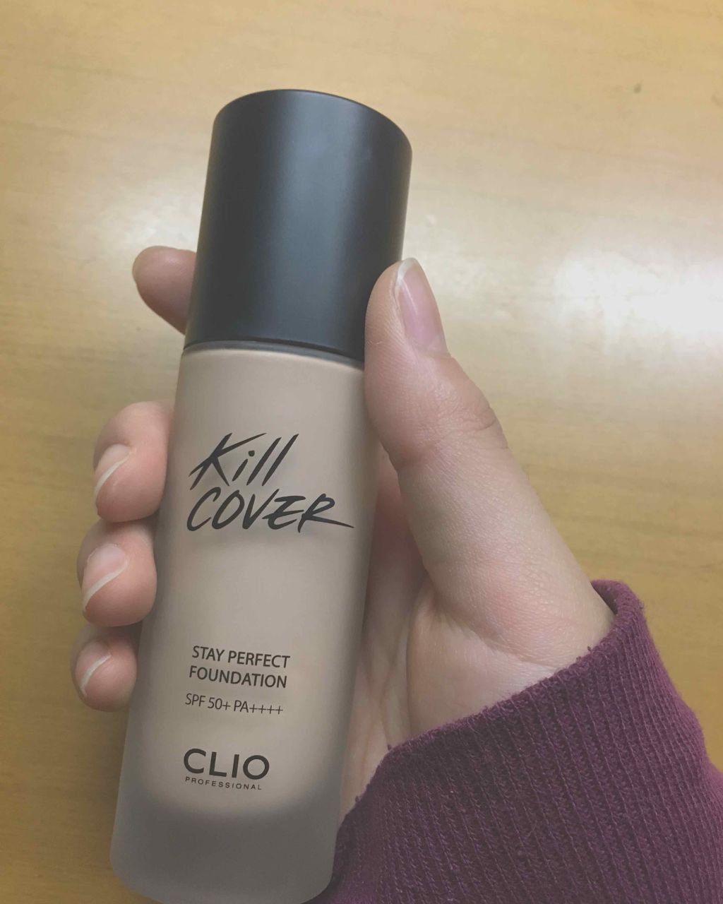 キルカバー ステイパーフェクトファンデーション/CLIO/リキッドファンデーションを使ったクチコミ（1枚目）