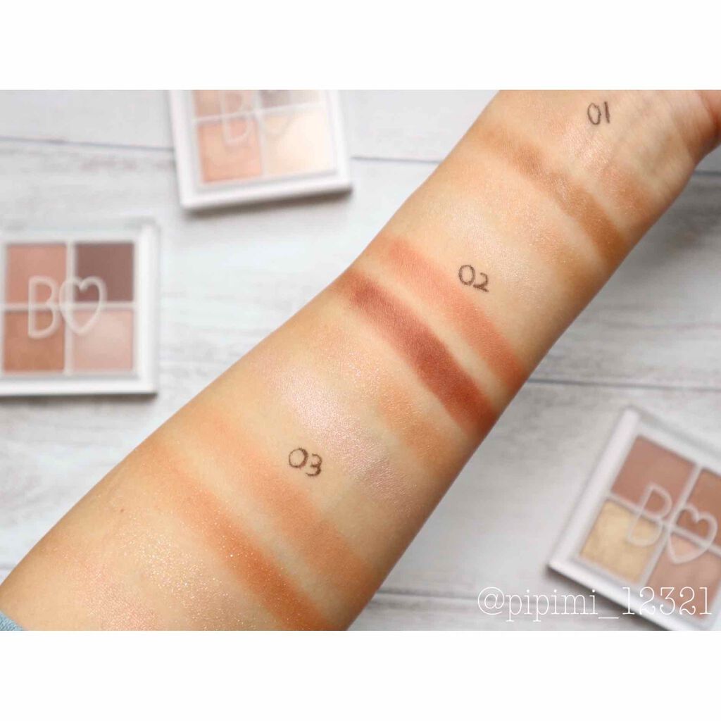 THE アイパレR/b idol/アイシャドウパレットを使ったクチコミ(3枚目)