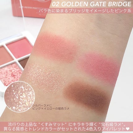 プチポケットアイシャドウパレット/SO GLAM/アイシャドウパレットを使ったクチコミ(4枚目)
