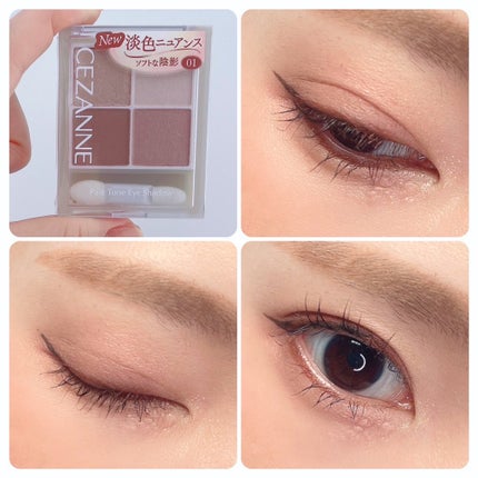 ペールトーンアイシャドウ/CEZANNE/アイシャドウを使ったクチコミ(5枚目)