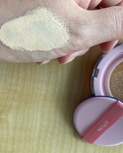 Carrie125 on LIPS 「【APLINピンクティーツリーカバーアップグロウクッション 1..」(4枚目)