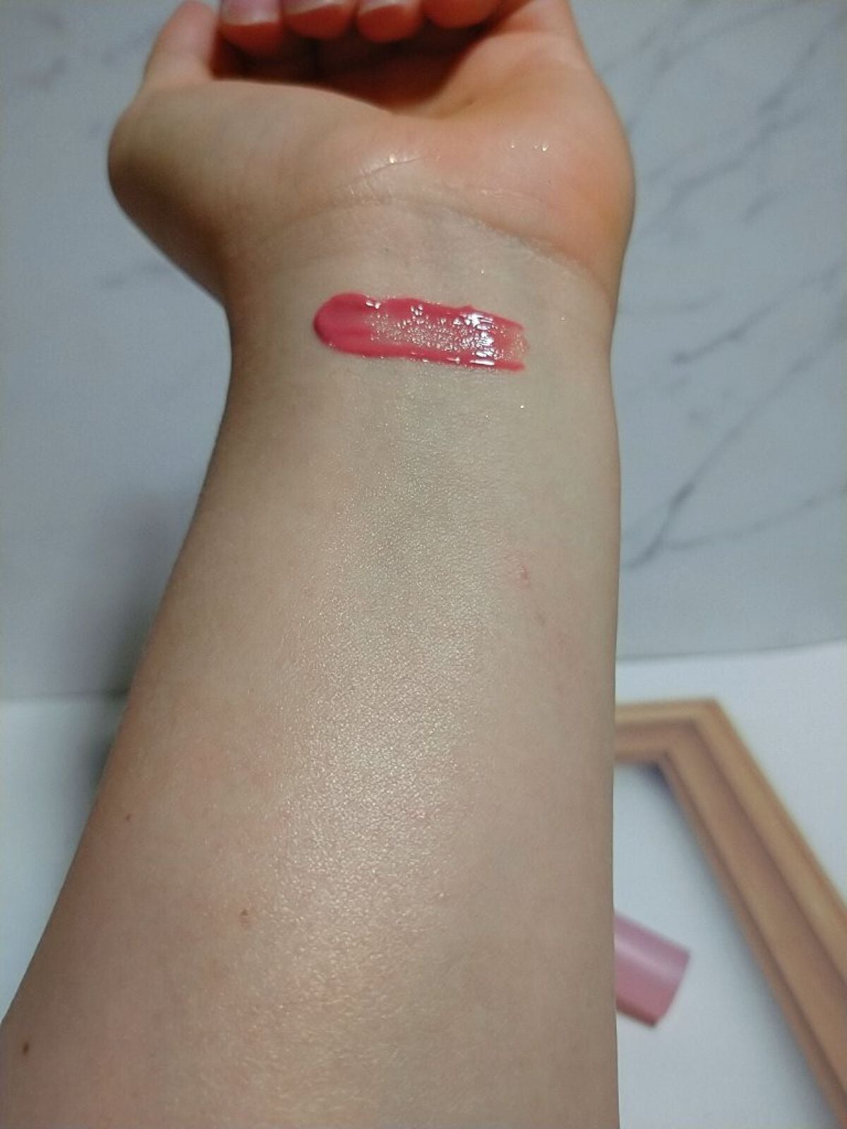 ウォーターブラーティント/dasique/リップティントを使ったクチコミ(2枚目)