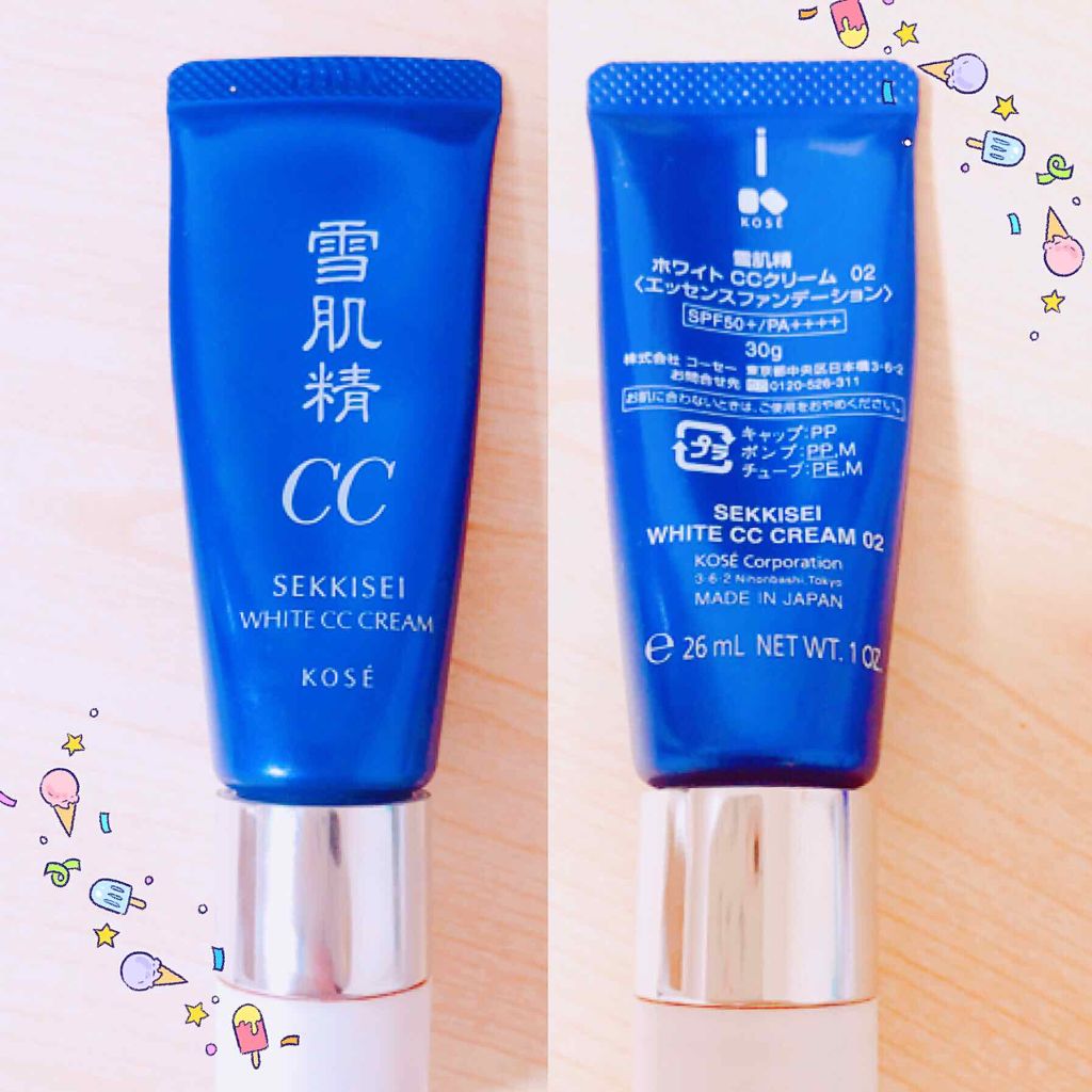 ホワイト CCクリーム/雪肌精/CCクリームを使ったクチコミ（1枚目）