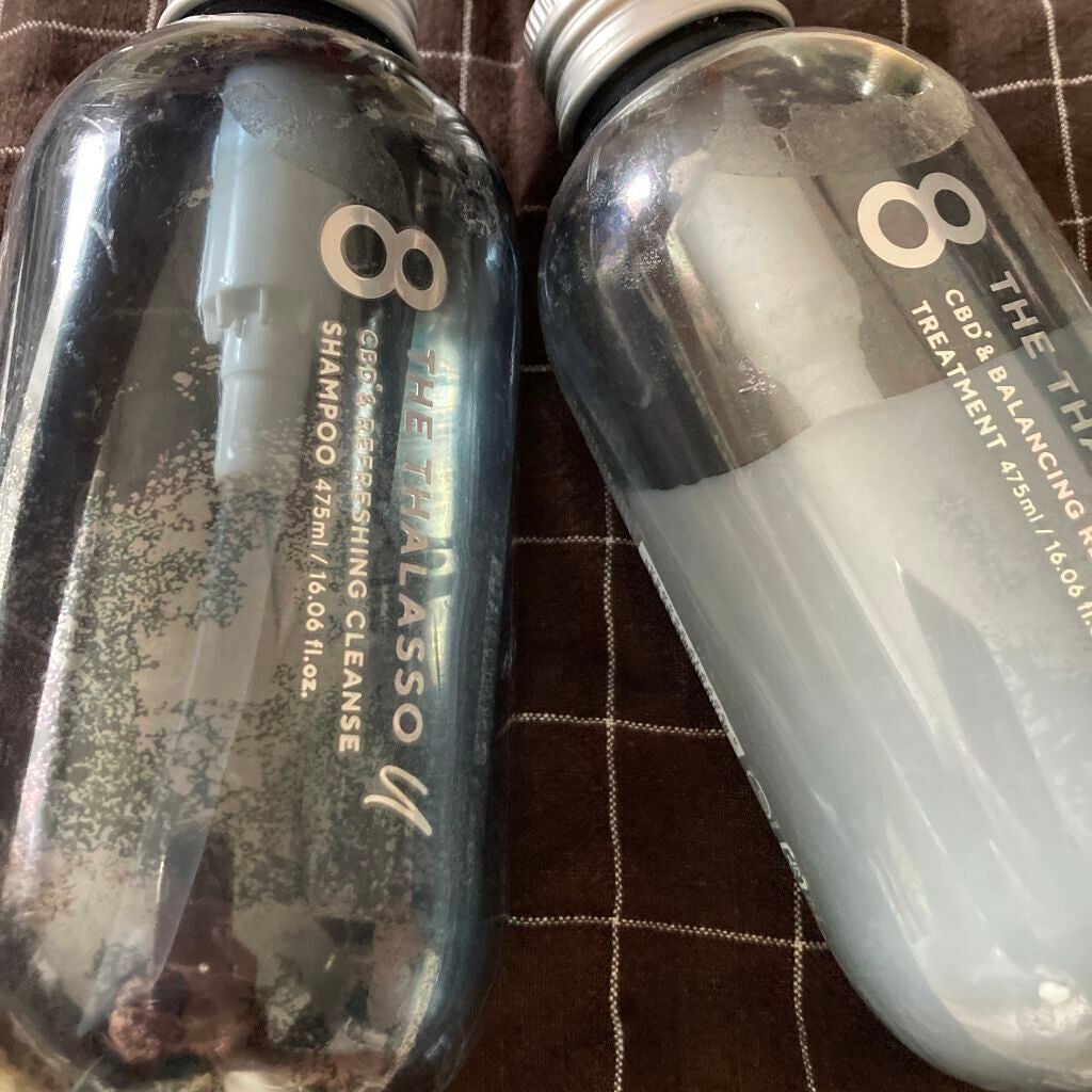 エイトザタラソ ユー CBD&リフレッシング クレンズ 美容液シャンプー/CBD&バランシング ダメージリペア 美容液ヘアトリートメント/エイトザタラソ/市販シャンプーを使ったクチコミ(1枚目)