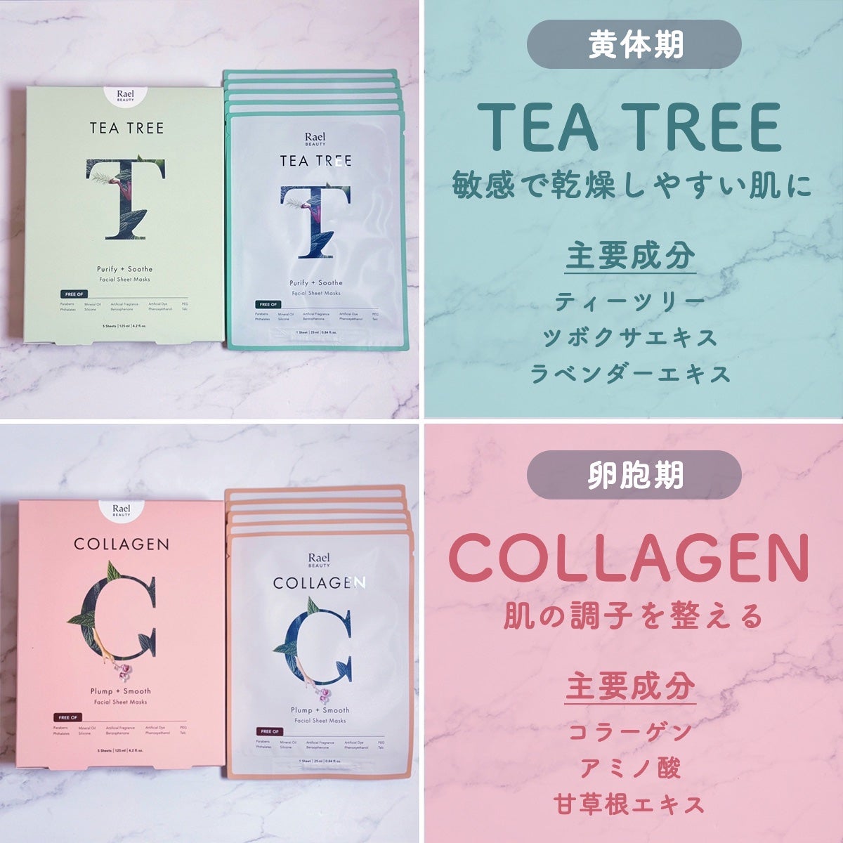 フェイスマスクスキンケア/Rael/シートマスク・パックを使ったクチコミ(2枚目)