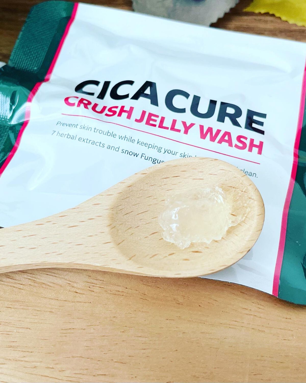 シカキュア クラッシュジェリーウォッシュ/山忠/その他洗顔料を使ったクチコミ（2枚目）