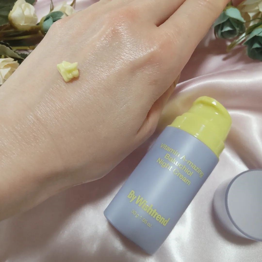 ビタミンA-mazingバクチオールナイトクリーム/By Wishtrend/フェイスクリームを使ったクチコミ(3枚目)