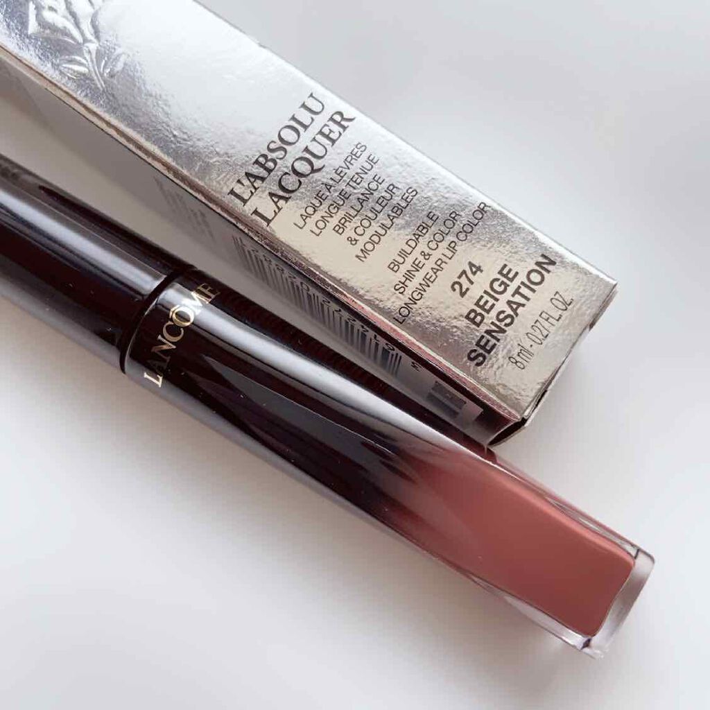 ラプソリュ ラッカー/LANCOME/口紅を使ったクチコミ(2枚目)
