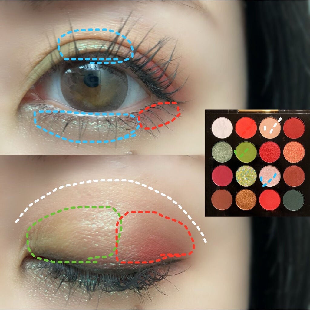 大英博物館 エジプトシリーズ アイシャドウパレット/ZEESEA/アイシャドウパレットを使ったクチコミ(3枚目)