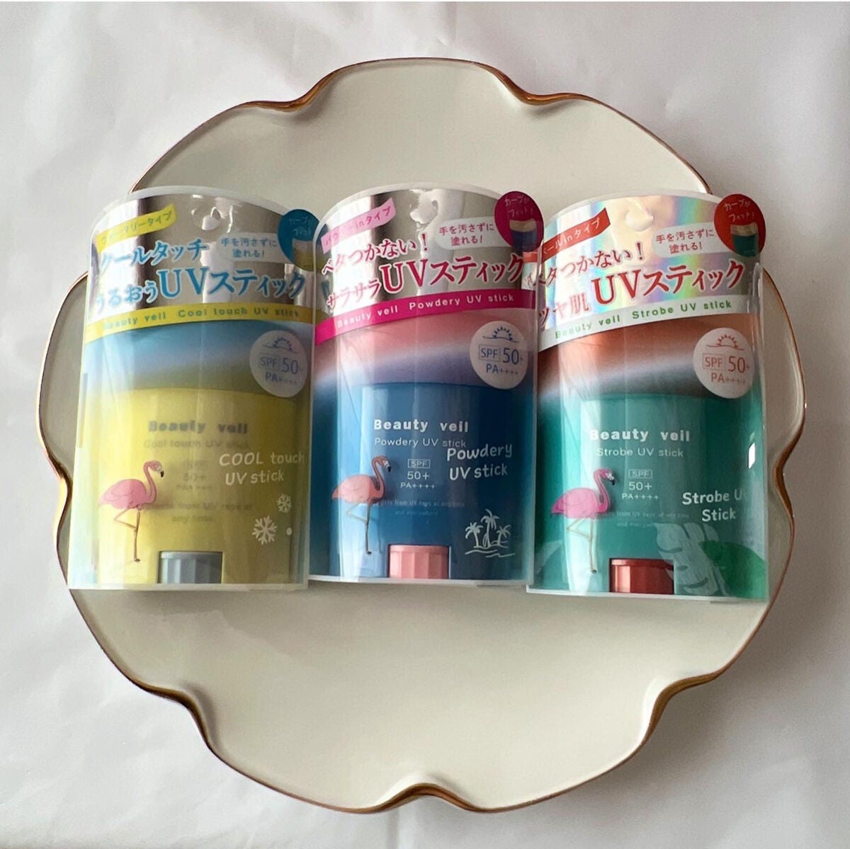 パウダリーUVスティック/Beauty veil/日焼け止めスティックを使ったクチコミ(9枚目)