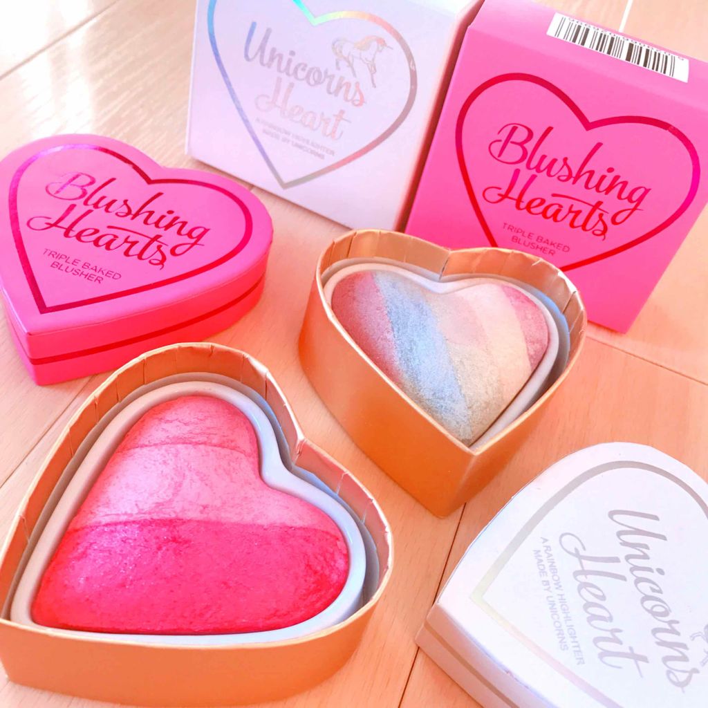 ブラッシング ハート/MAKEUP REVOLUTION/パウダーチークを使ったクチコミ(1枚目)