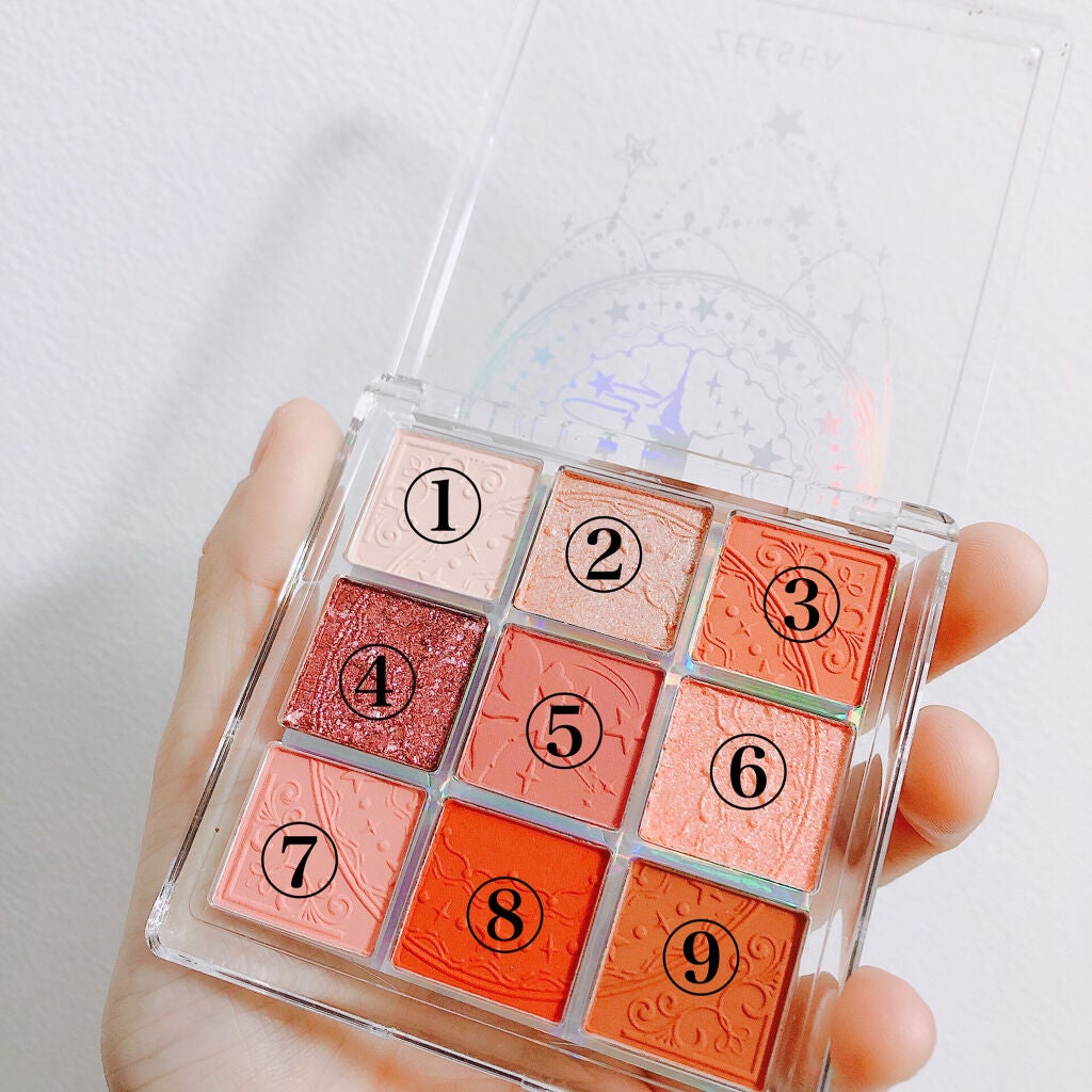 クォーツ 9色アイシャドウパレット(ドリームランドアイシャドウ)/ZEESEA/アイシャドウパレットを使ったクチコミ(3枚目)