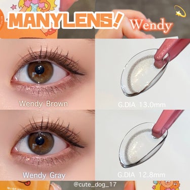 キラキララメ入りカラコン👀✨

MANY LENS！【Wendyシリーズ】

Wendy Brown
使用期限 3ヶ月
DIA 14.0mm
G.DIA 13.0mm
BC 8.6mm
含水率 55%
