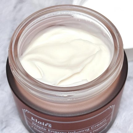 メープルエナジーインフュージングクリーム/Klairs/フェイスクリームを使ったクチコミ(2枚目)