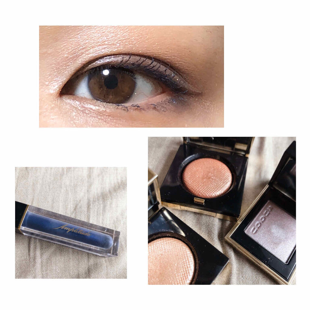 エクストラボリューム カラーマスカラ 04 ネイビー/Amplitude/マスカラを使ったクチコミ（2枚目）