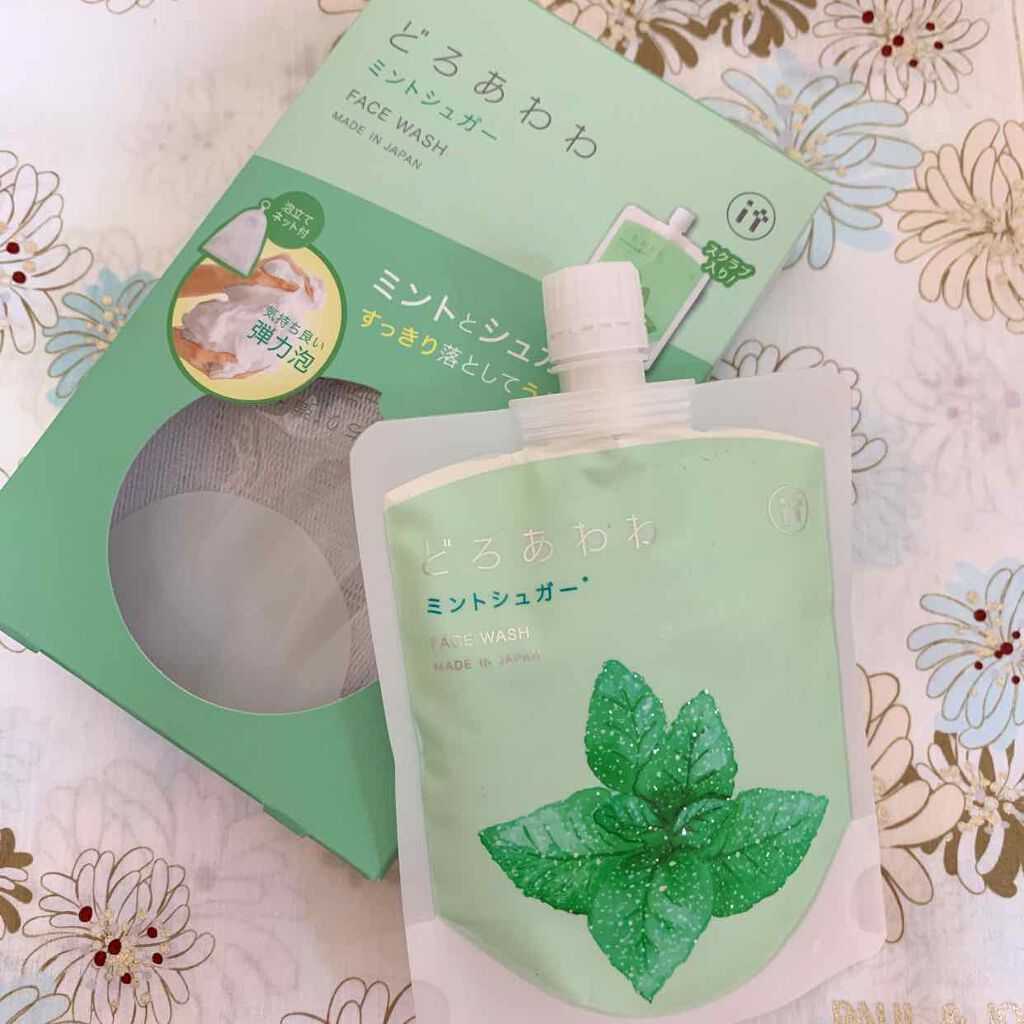 どろあわわ＜ミントシュガー＞/健康コーポレーション/洗顔フォームを使ったクチコミ（2枚目）