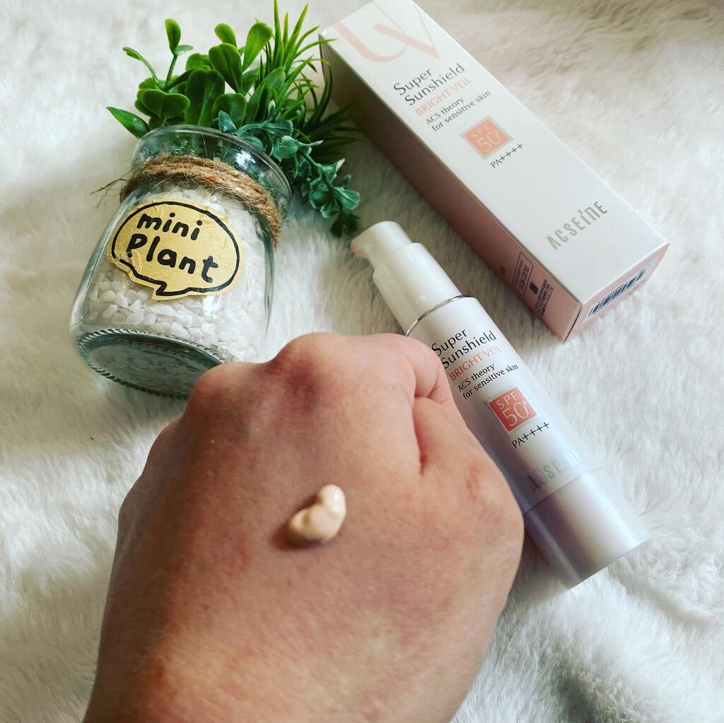 スーパーサンシールド ブライトヴェール＜R＞/ACSEINE/日焼け止め・UVケアを使ったクチコミ（3枚目）
