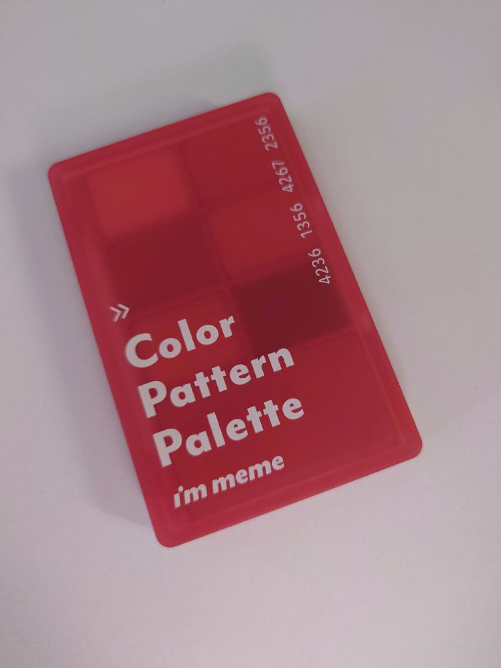 カラーパターンパレット/i’m meme/マルチパレットを使ったクチコミ（1枚目）