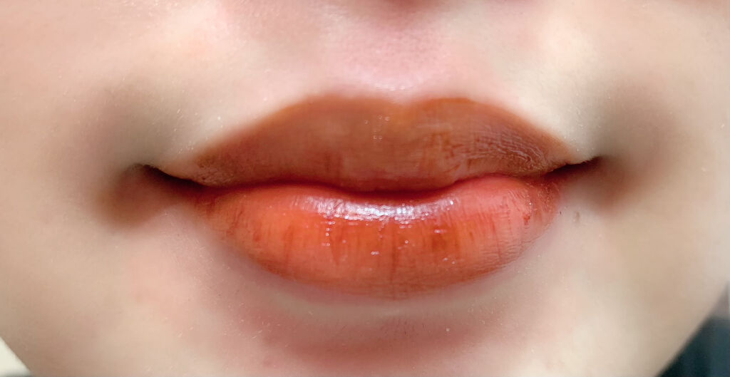 ジューシーリップティント/キャンメイク/口紅を使ったクチコミ（2枚目）