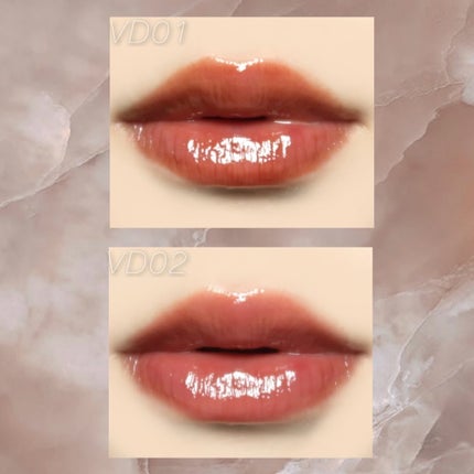 アンドバイロムアンド グラッシーボムティント/&nd by rom&nd/リップティントを使ったクチコミ(4枚目)