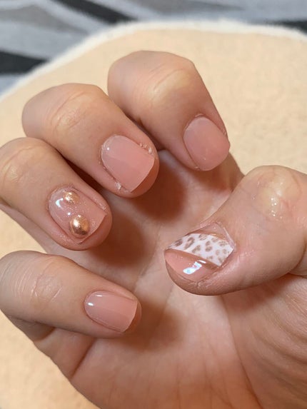 セミキュアジェルネイル(ハンド)/ohora/ネイルシールを使ったクチコミ(2枚目)