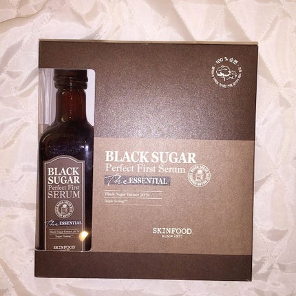 ブラックシュガー パーフェクト ファーストセラム ザ・エッセンシャル/SKINFOOD/美容液を使ったクチコミ(2枚目)